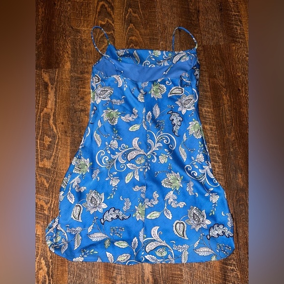 B Darlin Juniors Cowl Neck Paisley Dress Size 5/6 - Picture 3 of 4